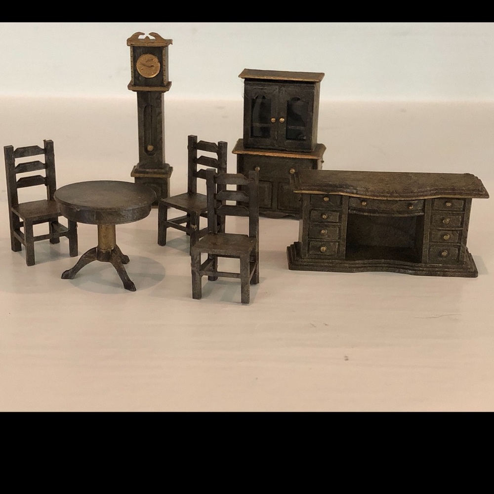 Vintage Mini Dollhouse Furniture